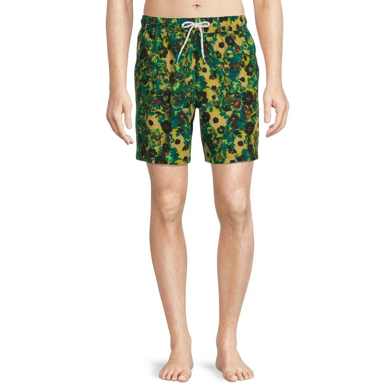 George Men's & Big Men's All Guy 7" Swim Trunks | Walmart (US)