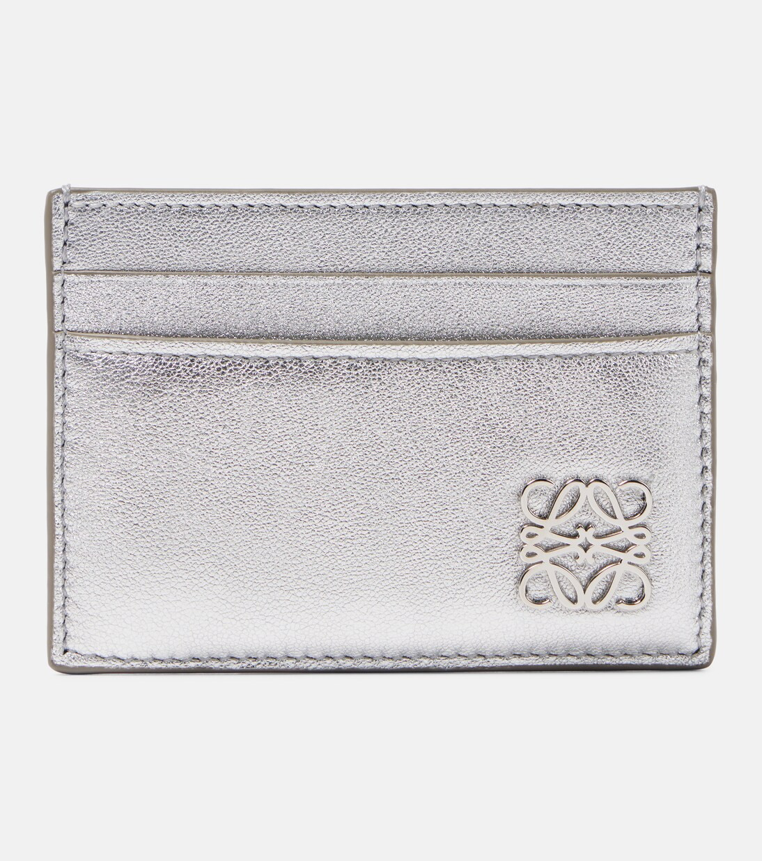 Kartenetui Anagram Puffer aus Metallic-Leder | Mytheresa (DACH)