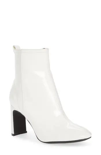 Women's Jeffrey Campbell Chapel Curved Heel Bootie, Size 8 M - White | Nordstrom