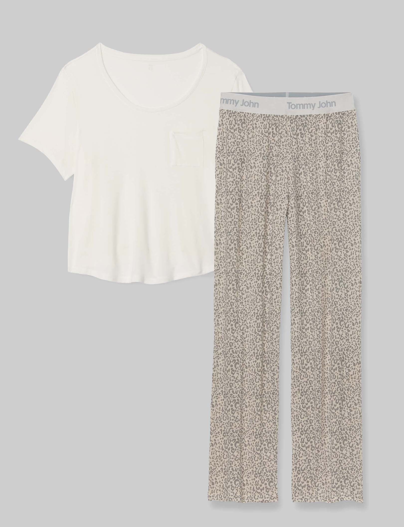 Women's Second Skin Sleep Pocket Tee & Pant Set | Tommy John