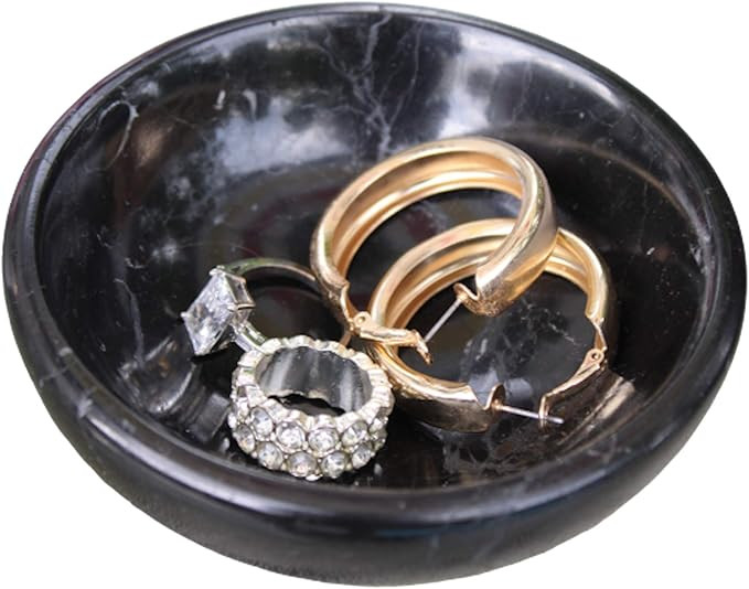 CraftsOfEgypt Real Marble Jewelry Dish - Ring Holder - Jewelry Organizer Tray - Decorative Key bo... | Amazon (US)