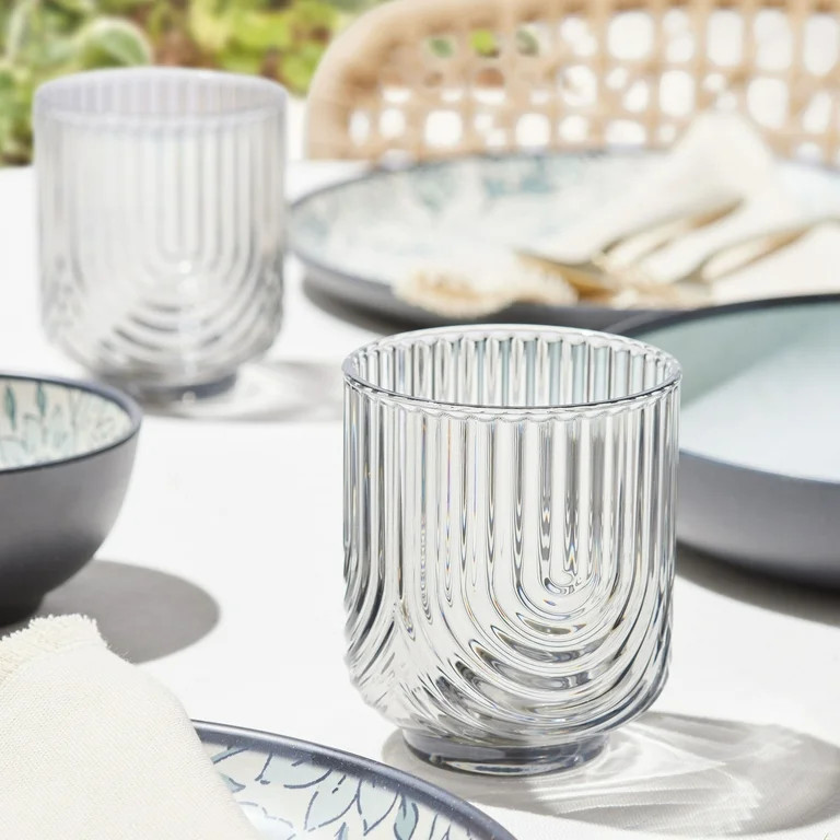 Better Homes & Gardens Plastic Arch 14-Ounce Tumbler, Smoke | Walmart (US)