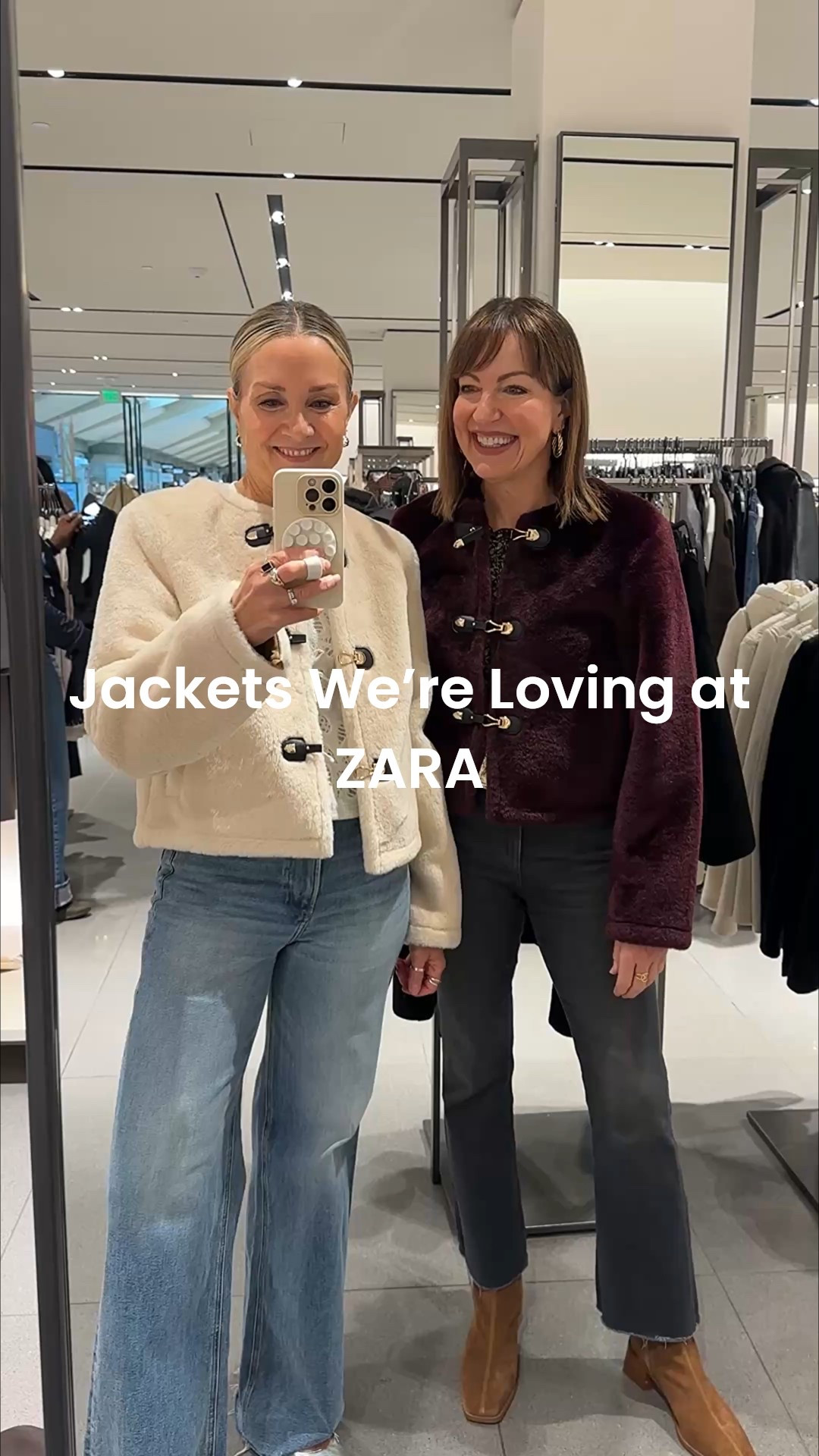 Comment SHOP for links! 🛍️🛍️
When we go into @zara we always find something we love! This time we were like a moth to a flame with their stylish outerwear! 
What caught our eye- 👀
🍁The cutest bubble hem faux leather coat!
🍁A double breasted coat with a removeable hood. 
🍁The coziest Sherpa coat with fun toggle closures! 
Which is your favorite?? 
How to Shop:🛍️
-Comment SHOP for links!
-Click the link in our bio to shop
-Watch our stories for links!!

Zara, pea coat, hooded coat, sheep’s coat, toggle coat, bubble hem coat, faux leather coat 

#LTKSeasonal #LTKOver40 #LTKStyleTip