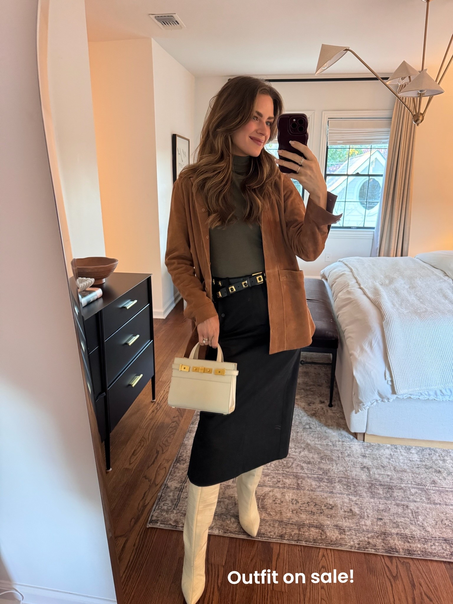 Headed to dinner with Shopbop x Vince. Size S in top & 2 in skirt but should have sized down in both. 34 in jacket should have gotten 36 for more relaxed fit I’d prefer. 😅



#LTKStyleTip #LTKShoeCrush #LTKItBag