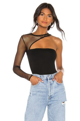 h:ours Jeffrey Bodysuit in Black from Revolve.com | Revolve Clothing (Global)