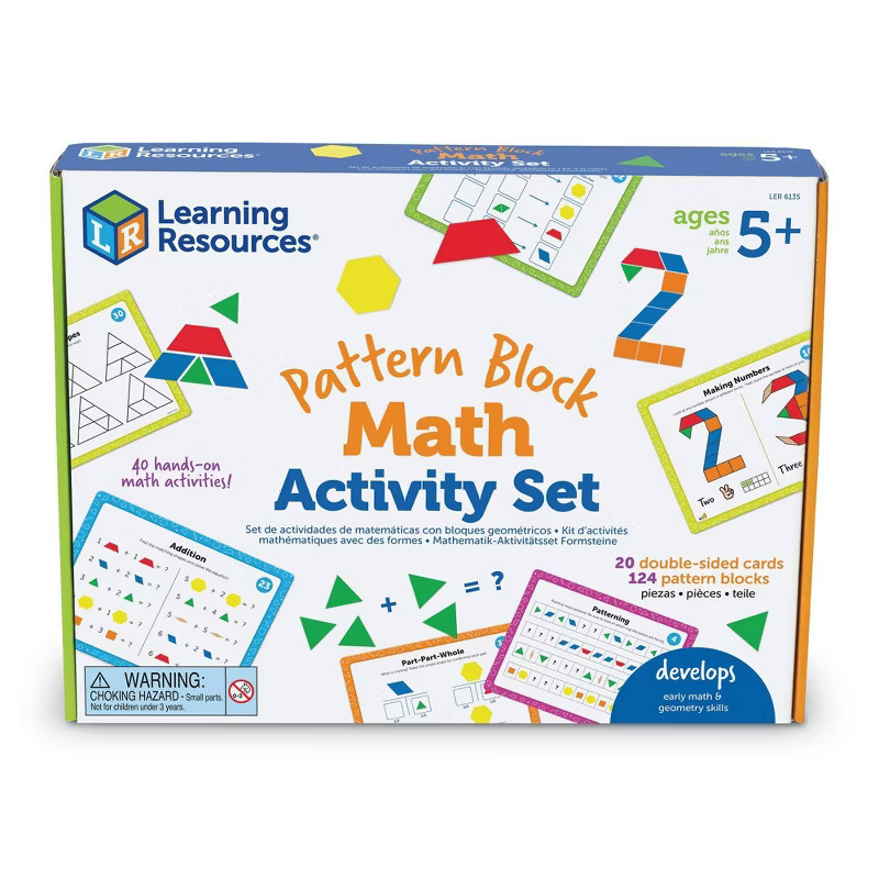 Learning Resources Pattern Block Math Activity Set | Target