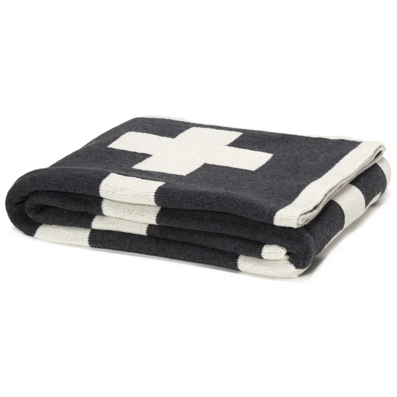 Eco Designer Swiss Army Cross Reversible Throw | Wayfair North America