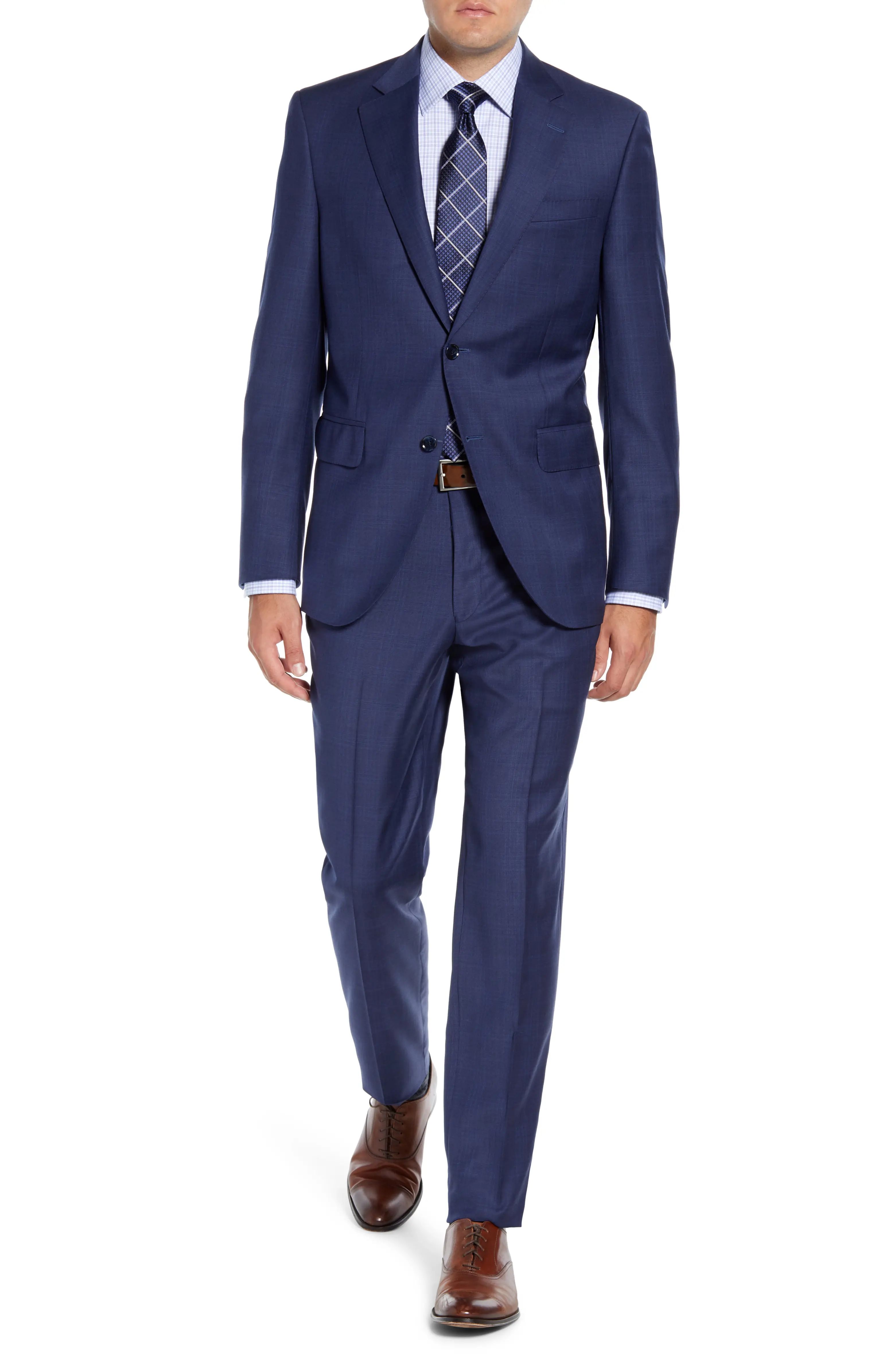 Flynn Classic Fit Plaid Wool Suit | Nordstrom