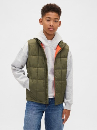 Kids Recycled Lightweight Puffer Vest | Gap (CA)