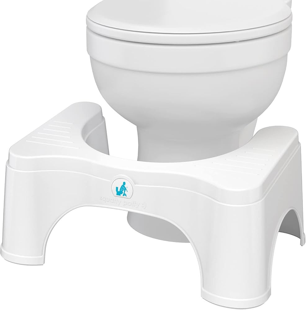 Squatty Potty Original Toilet Stool 2.0 Base 7", White, 1 Count | Amazon (US)