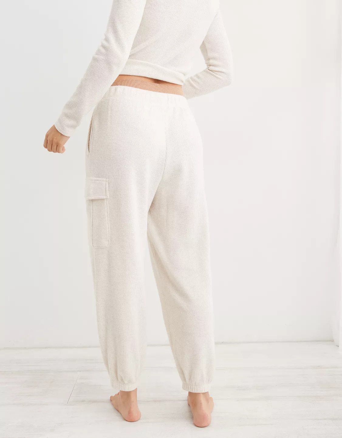 Aerie Traveler Waffle Cargo Jogger | Aerie