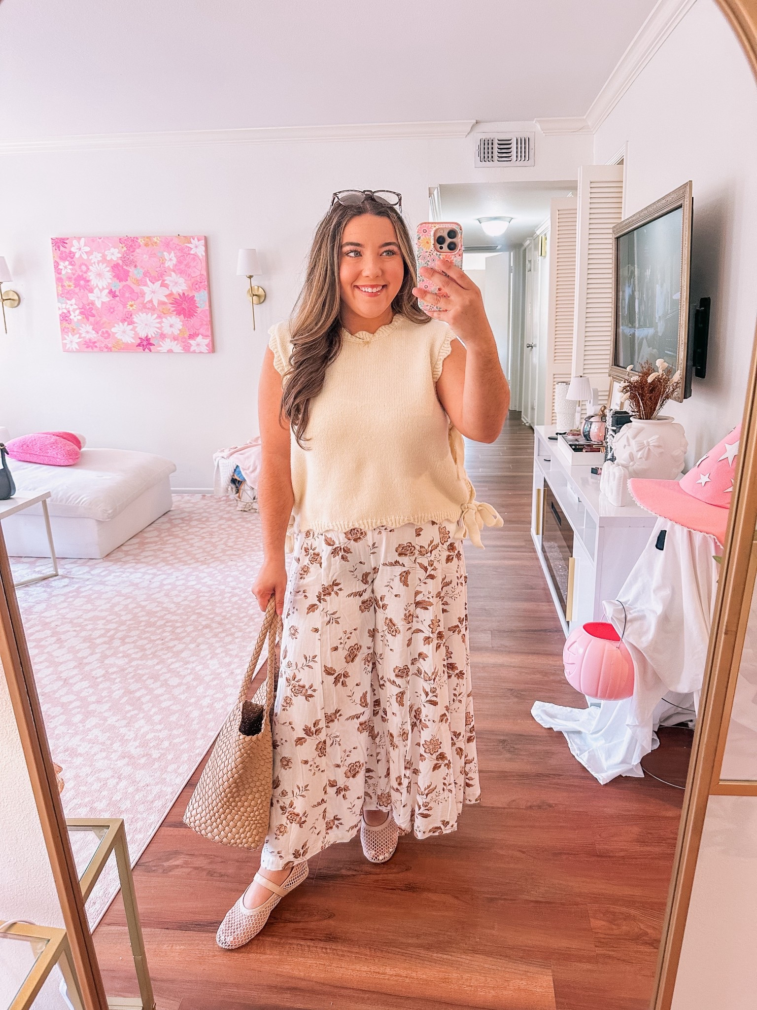 The cutest fall work outfit! Wearing a M in the sweater and pants! 

#LTKSeasonal #LTKStyleTip #LTKMidsize