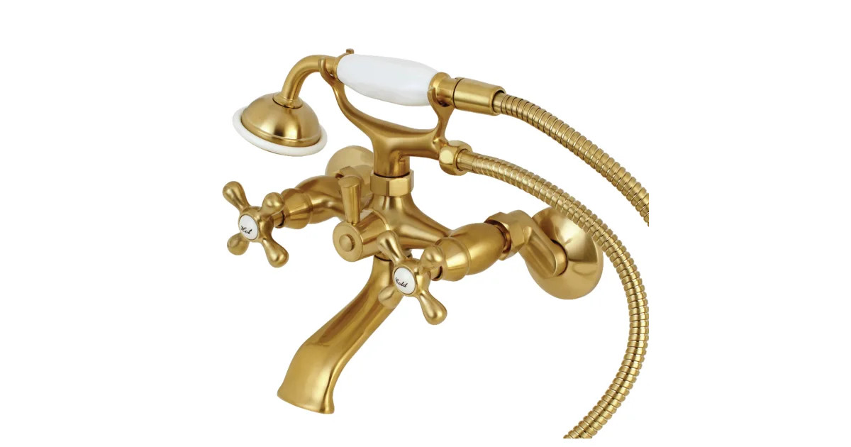 Kingston Brass KS265SB Kingston Wall Mounted | Build.com | Build.com, Inc.