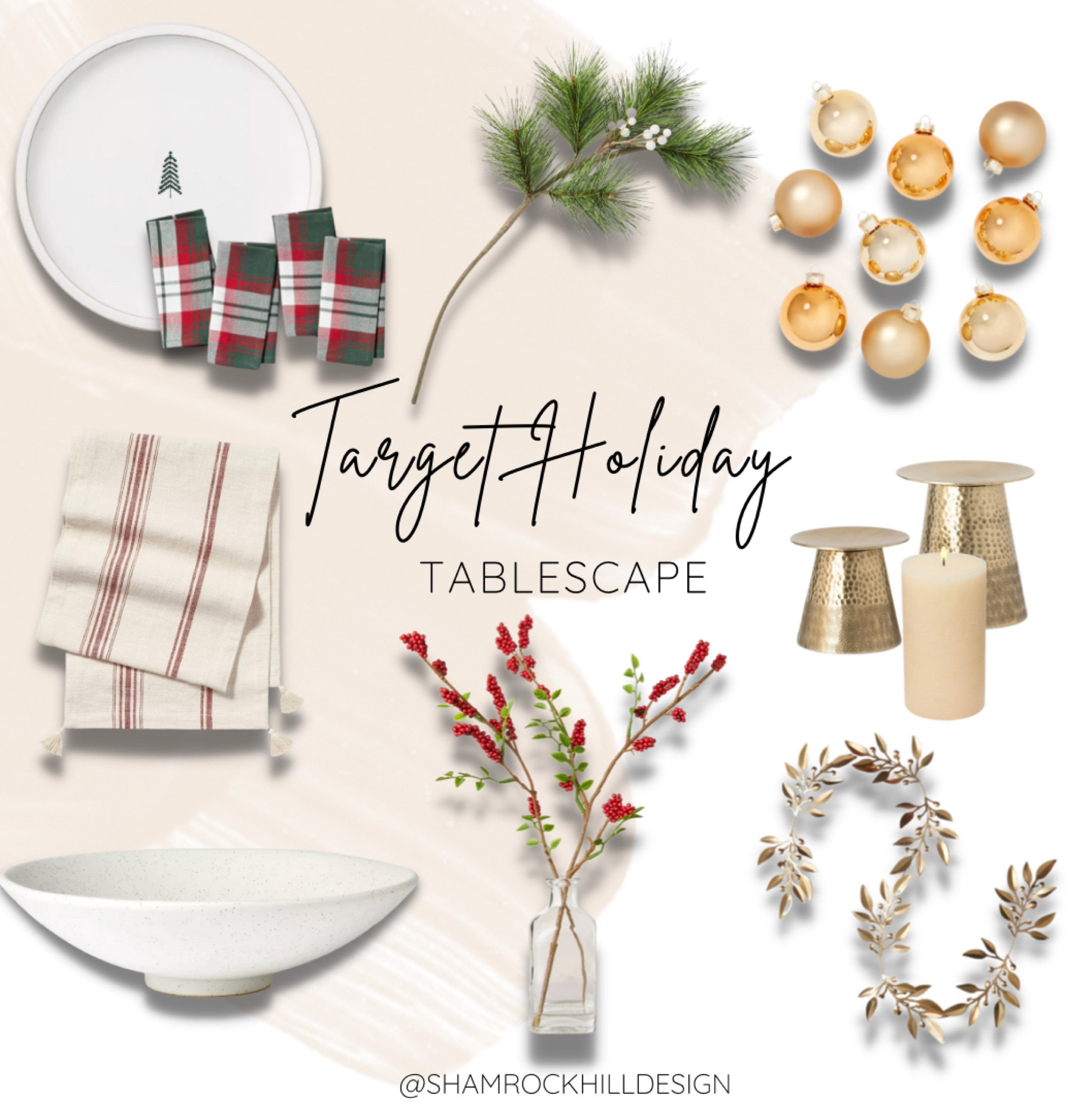 The perfect tablescape for all your holiday entertaining! Holiday colors-home decor- golds 

#LTKhome #LTKHoliday #LTKSeasonal