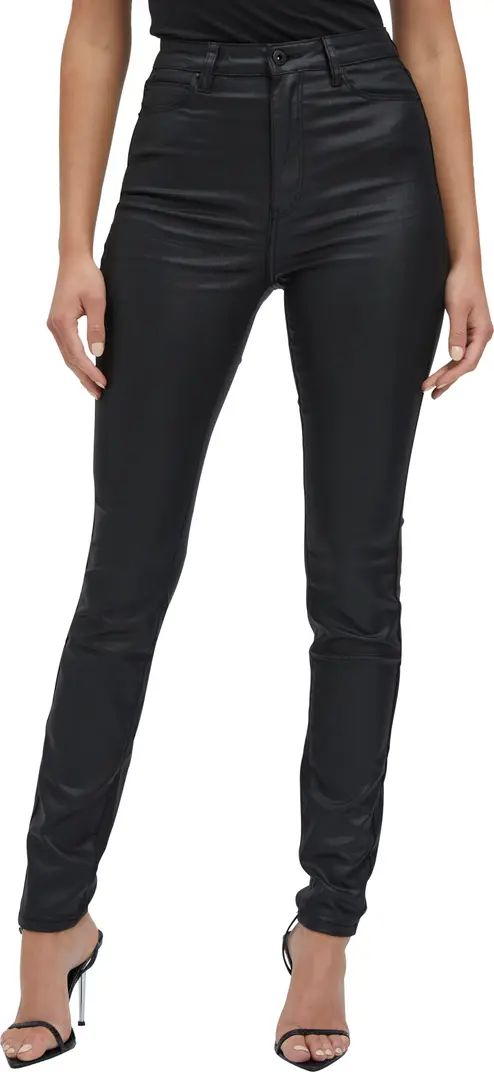 Bardot Khloe Coated High Waist Skinny Jeans | Nordstrom | Nordstrom