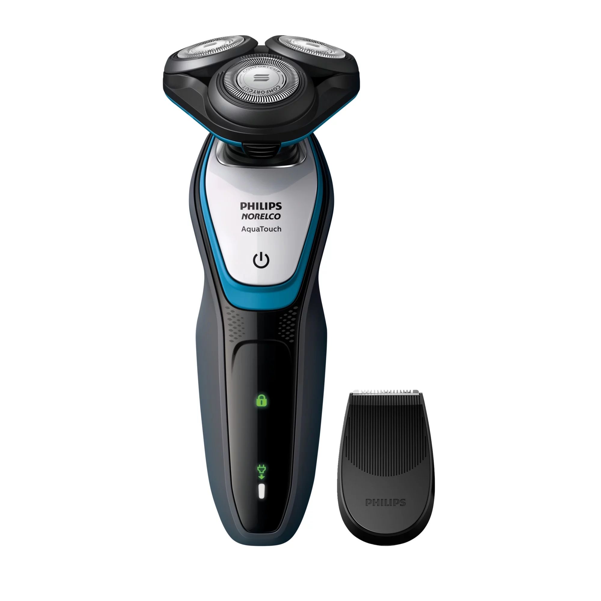 Philips Norelco Aquatouch, Rechargeable Wet & Dry Shaver with Click-On Precision Trimmer, S5090/8... | Walmart (US)