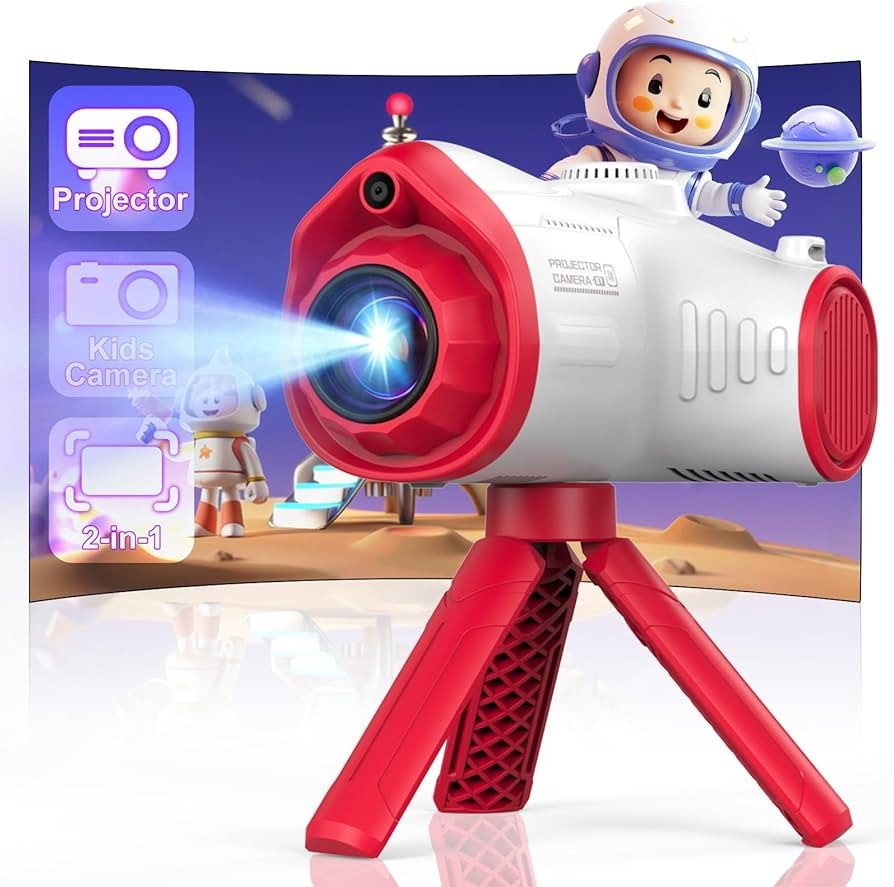Kids Camera, Camera for Kids with Projector, Offers Projection, 48MP Photography, 1080p Video Rec... | Amazon (US)