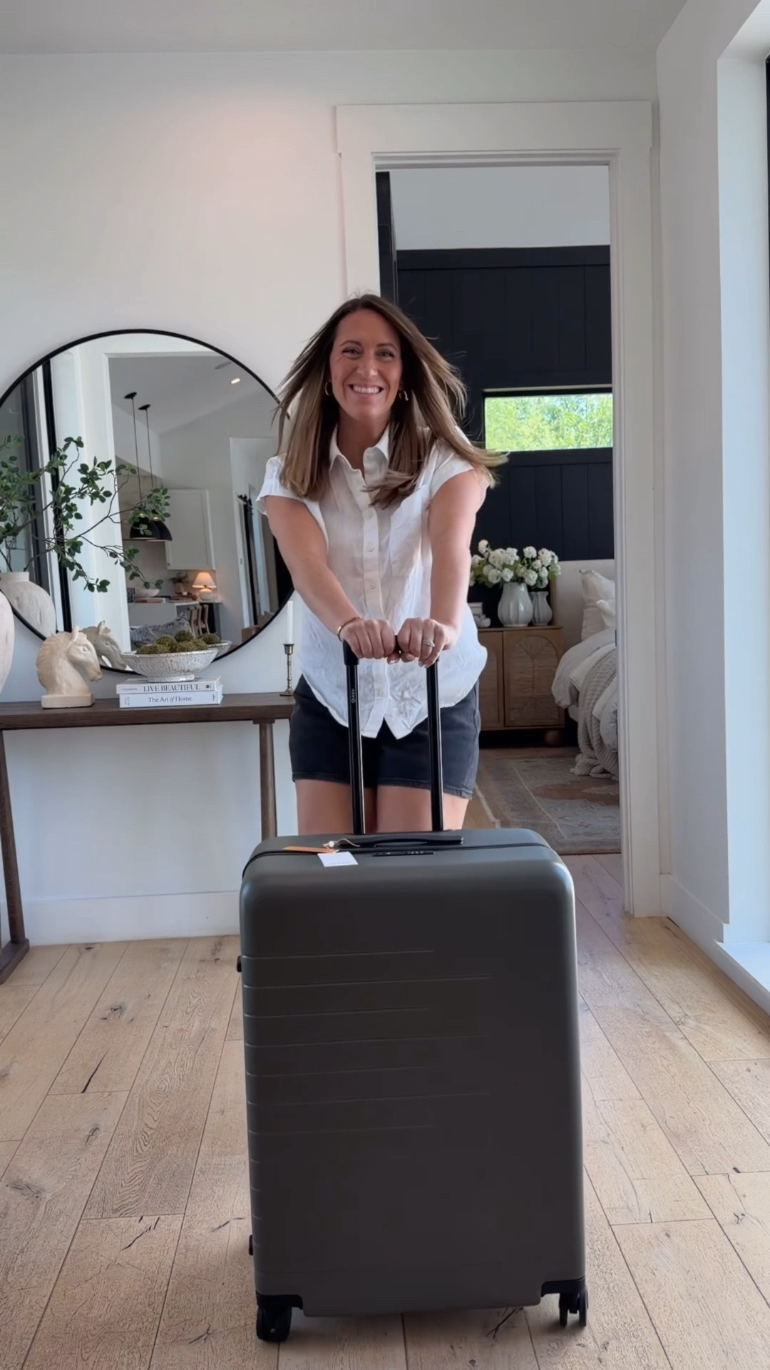 Travel days just got a major upgrade ✈️🤍 I finally made the switch to Quince luggage and I’m so impressed. The expandable hard shell suitcase is lightweight, super durable, and fits everything (overpacker friendly). It has that elevated, minimal look but at such a good price point compared to other high-end luggage.

For my travel outfit, I kept it simple with my white Camp linen shirt + Bella stretch jean shorts in black…easy, breathable, and still pulled together for long travel days. The linen is so good for warm weather and layering.

If you’re looking for affordable luxury travel essentials that are both functional and really good-looking, this setup is it 🙌

quince luggage, hard shell suitcase, expandable suitcase, travel essentials, airport outfit, travel outfit ideas, linen shirt outfit, summer travel style, packing essentials, durable luggage, lightweight suitcase, travel day outfit, neutral travel style, minimal wardrobe, vacation outfits



#LTKvlog #LTKTravel #LTKdayinmylife