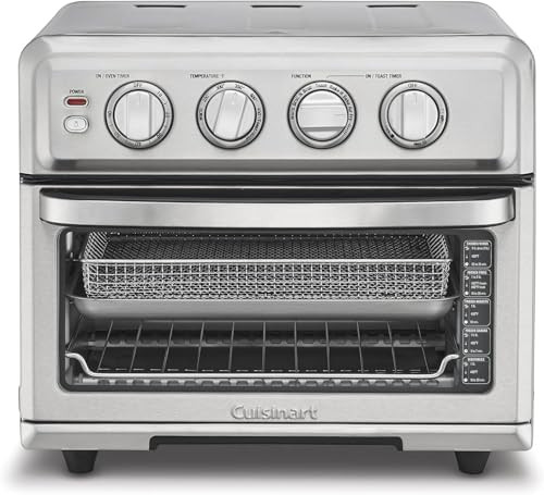 Cuisinart Air Fryer Toaster Oven, 1800W, 8-in-1 with Air Fry, Convection, Broil & Warm, 0.6 Cubic... | Amazon (US)