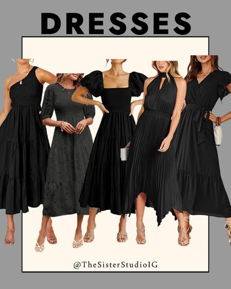 Black dresses!🖤

#LTKstyletip #LTKunder100 #LTKwedding