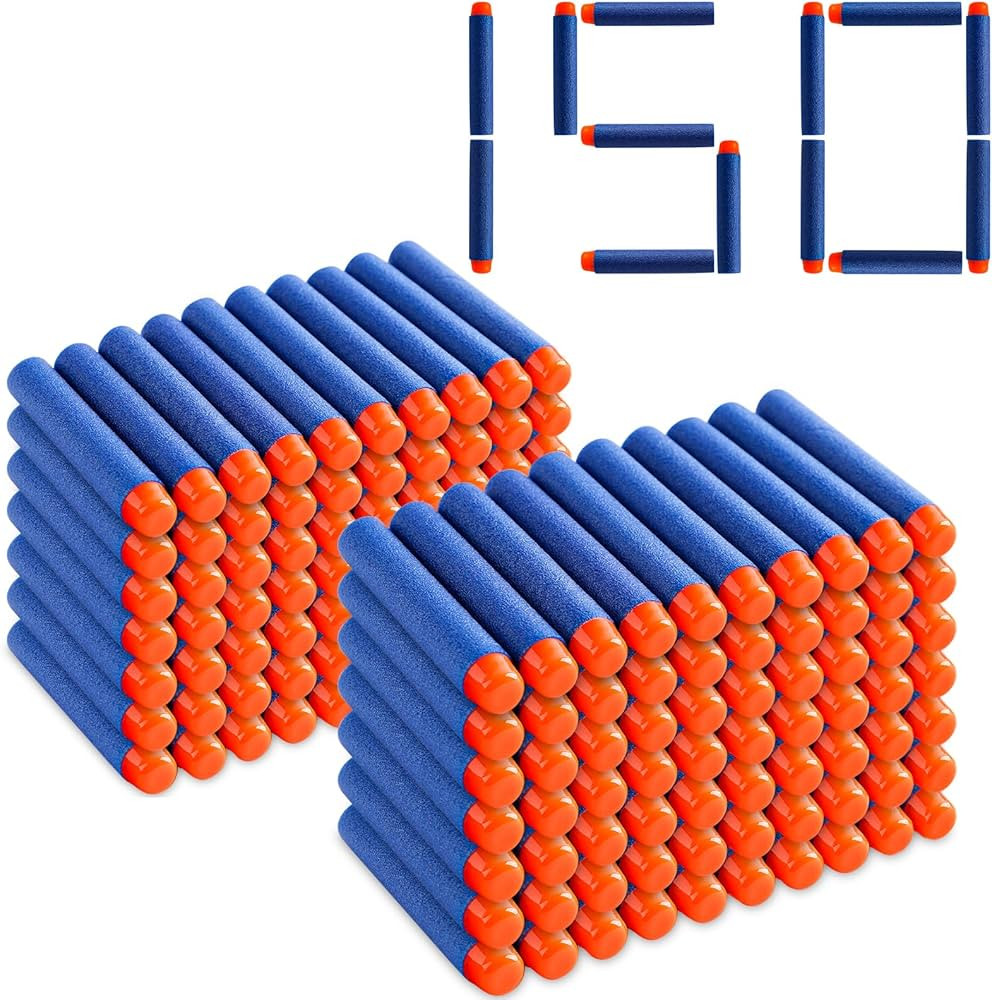 Refill Darts 150 Pcs Bullets Ammo - Compatible with Nerf Guns N-Strike Elite Series - Refill Dart... | Amazon (US)