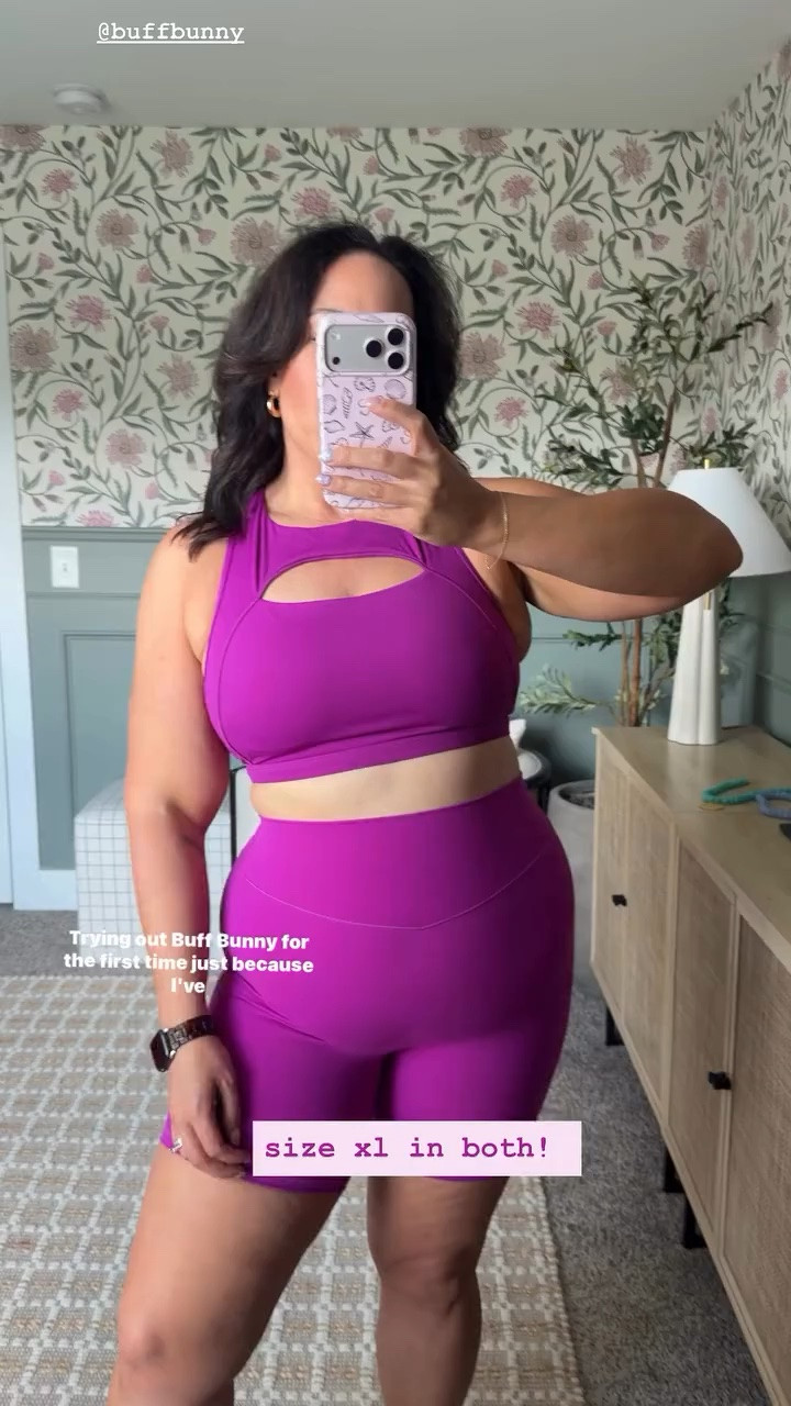 Trying @buffbunny activewear out and loving this set! They have the most gorgeous colors options 🌟 size xl in both!

#LTKMidsize #LTKActive #LTKfitnessgoals