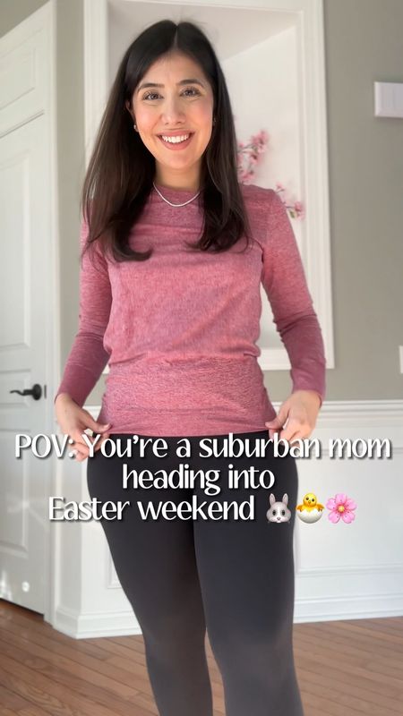 POV: You’re a suburban mom heading into Easter weekend

Literally SO many errands to run and a to-do list a mile wide…plus I realized I have a hole in my leggings right on my tush 🙈

I loved adding this dainty tennis necklace to such a casual look. I felt like those bougie babes from the original Real Housewives 🤪☺️ - Code LaurenR saves you 15% sitewide on Melinda Maria’s site 

#LTKSeasonal #LTKfamily #LTKfindsunder50