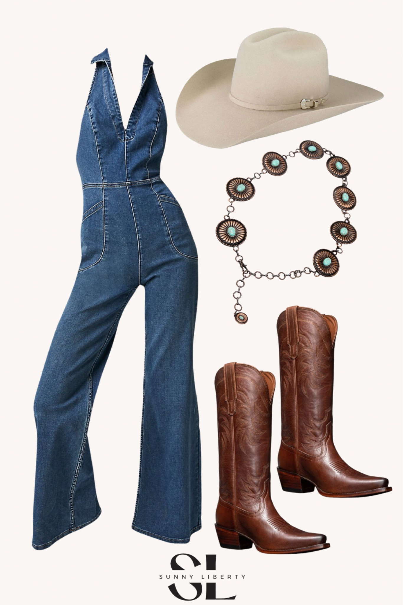 Country concert outfit inspiration
Jumpsuit is free people & boots are The Annie from Tecovas


western | cowgirl | concert outfit | festival | morgan wallen | zach bryan | stagecoach | tyler childers | lainey wilson | country concert | music festival | nashville | cowboy boots | jumpsuit | denim outfit | boho | western aesthetic | cowboy hat

#LTKU #LTKshoecrush