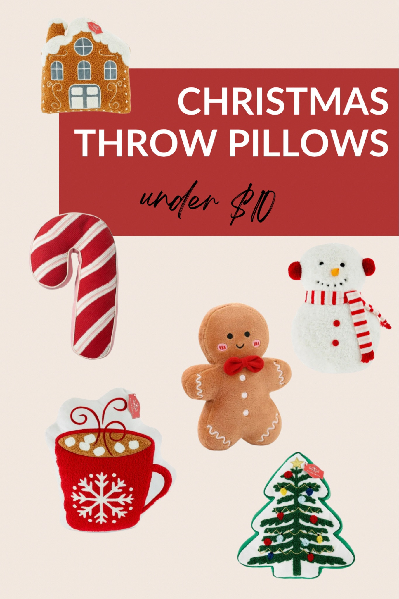 Cute Christmas throw pillows for your couch or perfect for your toddler and kids!

#LTKHome #LTKSeasonal #LTKHoliday