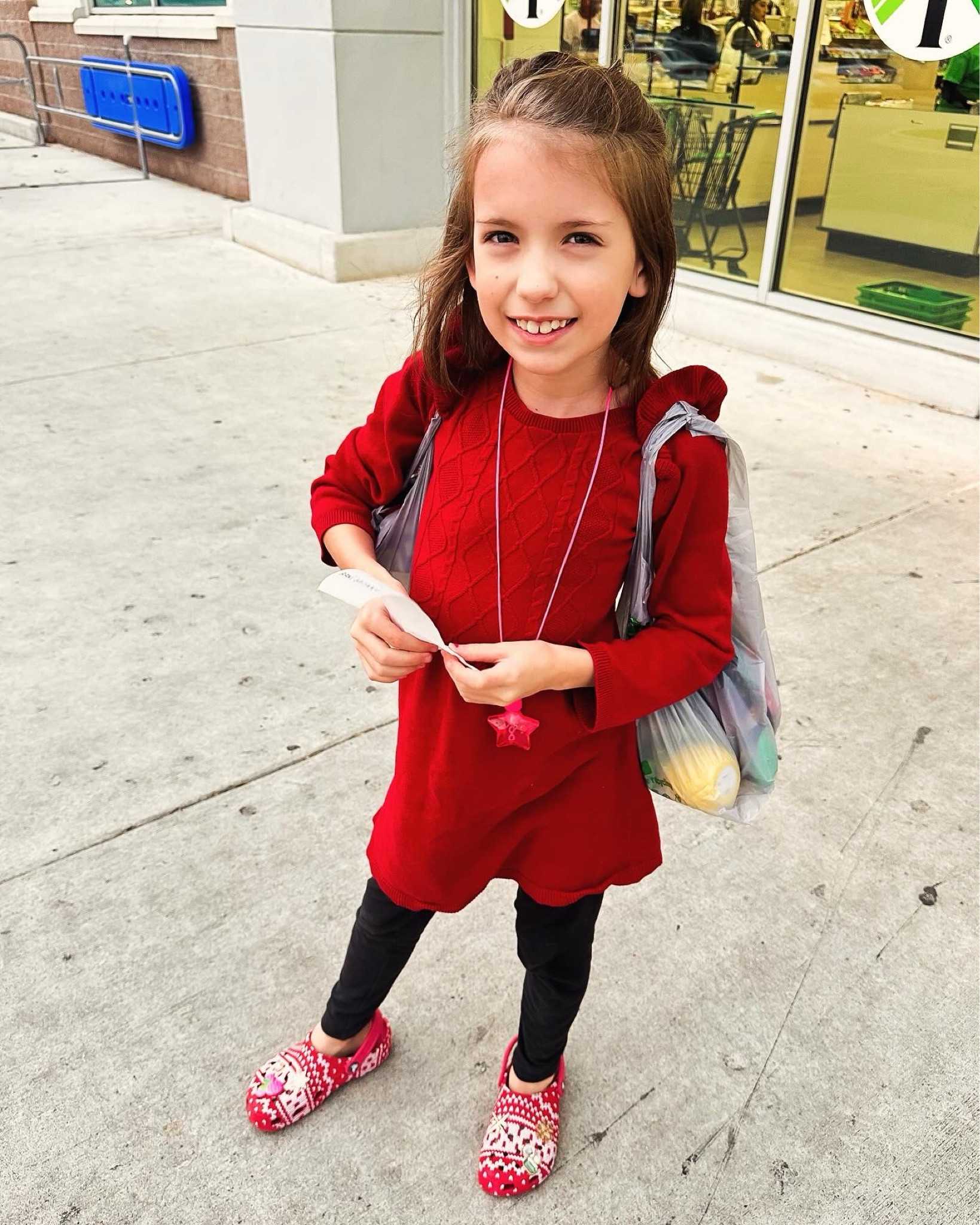 “Some gifts are big. Others are small. But the ones that come from the heart are the best gifts of all.” – Tinku Razoria. Welcome to Charlotte’s annual @dollartree Christmas Shopping Trip! 🎄 She spent almost two hours carefully and meticulously picking out each gift. 🎁 #carters #crocs #crocskid #carterskid #oshkosh #holidaykid #holidayapparel #christmasfashion #christmasgift 

#LTKHoliday #LTKSeasonal #LTKshoecrush