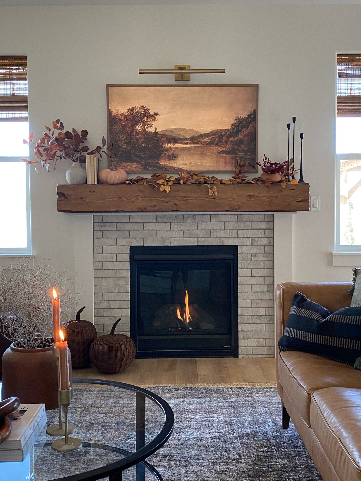 Wood mantle, faux beam mantle, mantle, hollow wood mantle 

#LTKSeasonal #LTKstyletip #LTKhome