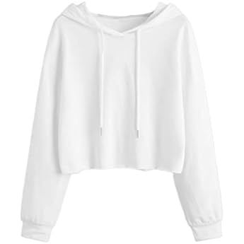 Germinate Summer Cropped Zip Up Hoodie Women White Black Grey Cotton Zipper Short Crop Sweatshirt... | Amazon (US)