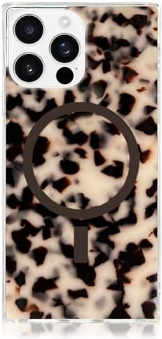 Flaunt Official Square iPhone 16 Pro Case - Blonde Tortoise Shell | Compatible with MagSafe and W... | Amazon (US)