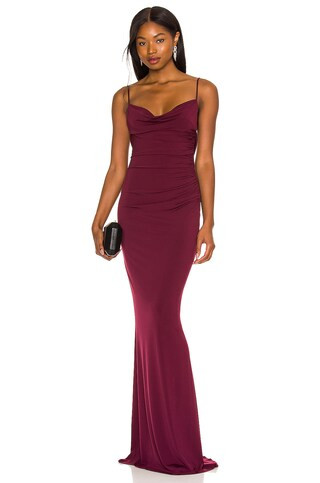 Katie May Surreal Gown in Sangria from Revolve.com | Revolve Clothing (Global)