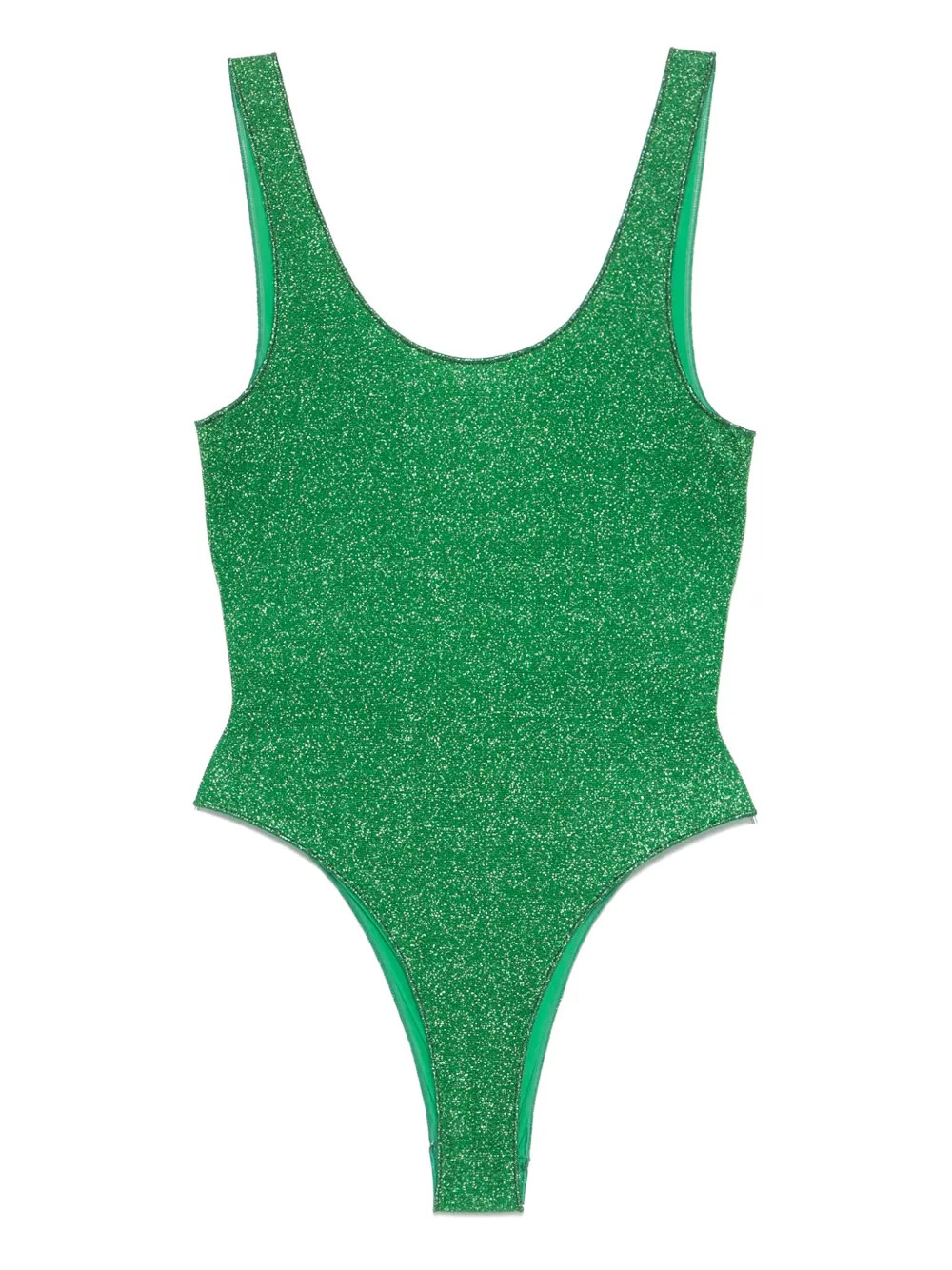 Oséree Lumière Sporty Swimsuit | Green | FARFETCH | Farfetch Global