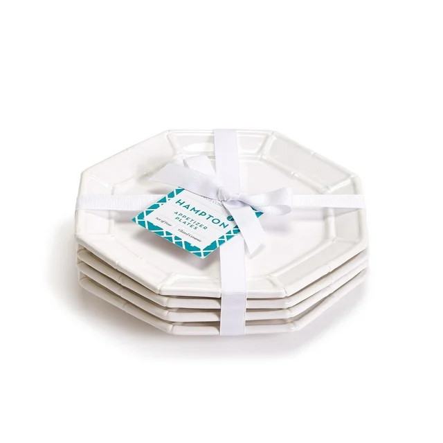 Two's Company Hampton Set of 4 Appetizer Plates | Walmart (US)