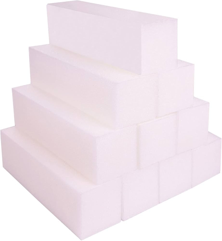 Nail Buffer Block for Acrylic and Natural Nails(10 Pack), 4 Sided Sanding Buffers for Gel Nails F... | Amazon (US)