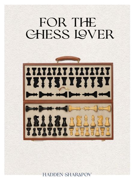Luxe gift for the chess lover 

#LTKGiftGuide #LTKhome