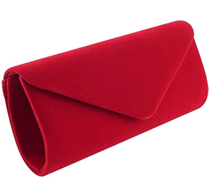 Jubileens Wedding Evening Party Velvet Clutch Bag Retro Envelope Cross Body Handbag | Amazon (US)