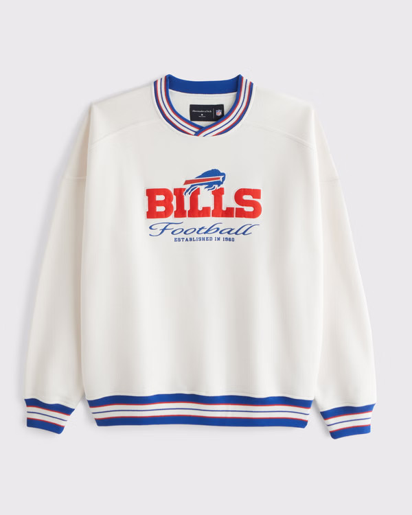 NFL Buffalo Bills Graphic Crew Sweatshirt | NFL Buffalo Bills | Abercrombie.com | Abercrombie & Fitch (US)