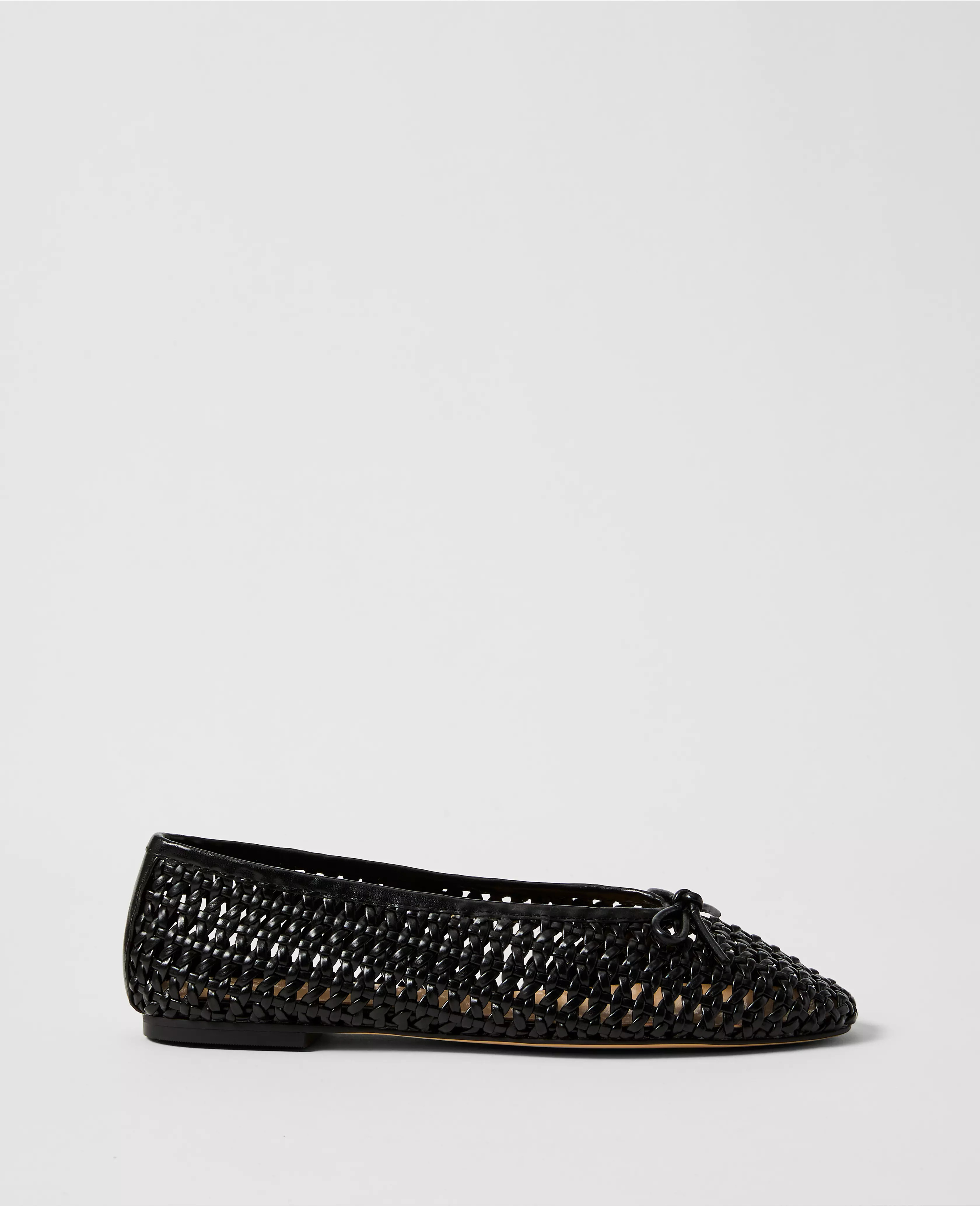 Weekend Collection Woven Bow Ballet Flat | Ann Taylor