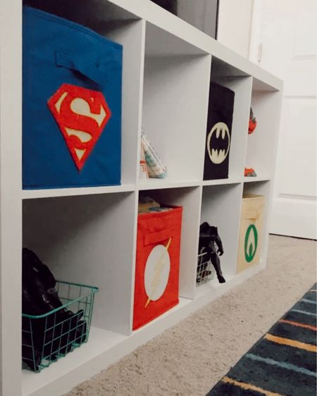 8 cube cubby with superhero cubby storage boxes 🦸🏽‍♂️

#LTKhome #LTKkids #LTKfamily