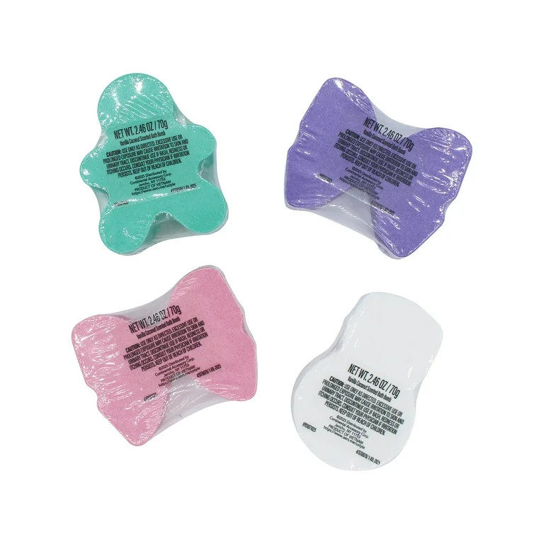 U Style 4 Piece Novelty Shaped and Scented Bath Bombs | Walmart (US)