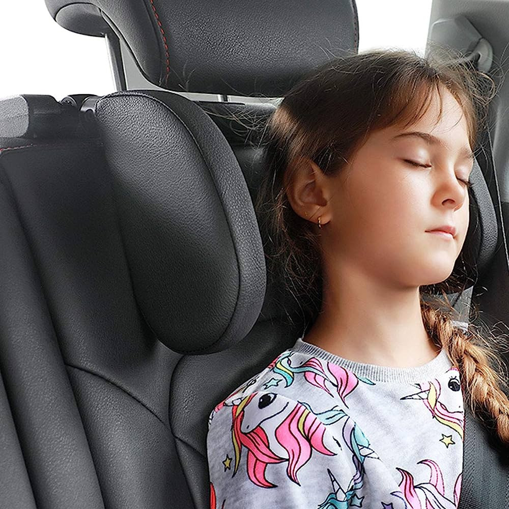 JZCreater Car Headrest Pillow, 360° Adjustable Headrest, U- Shaped Mountable on Car Seat Pillow,... | Amazon (US)