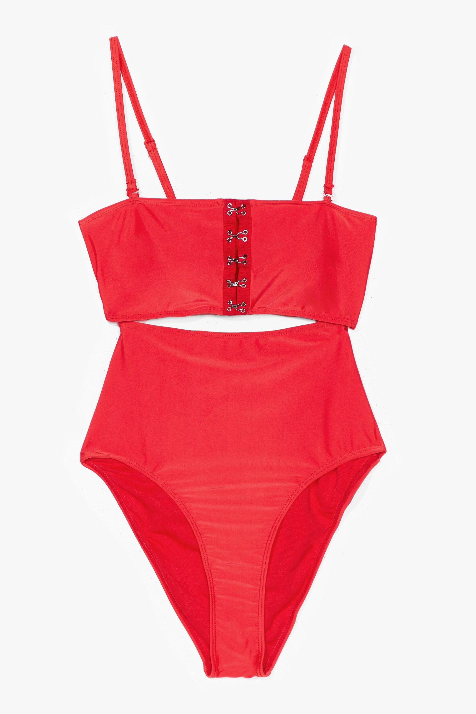 Ride the Tide Hook and Eye High-Leg Swimsuit | NastyGal (US & CA)