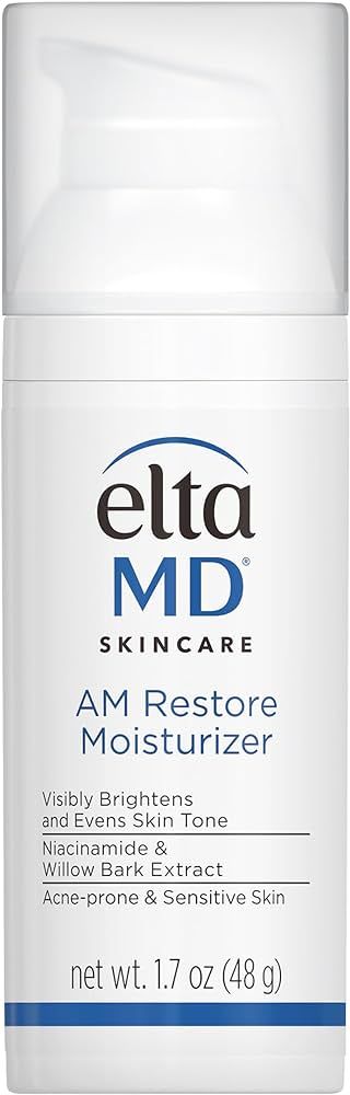 EltaMD AM Therapy Facial Moisturizer Lotion, Oil Free Face Moisturizer with Hyaluronic Acid, Hydr... | Amazon (US)