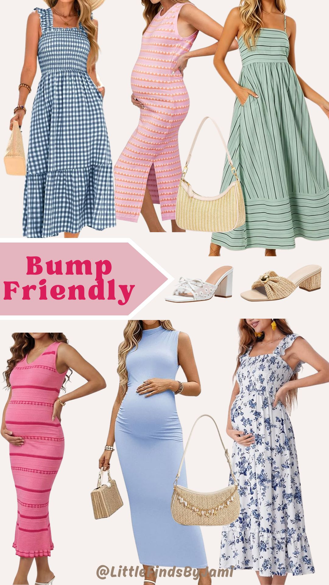 Maternity dresses on Amazon. Baby shower outfit ideas. Wedding guest. Summer spring. Bump friendly fashion.

#LTKBump #LTKmomlife #LTKootd