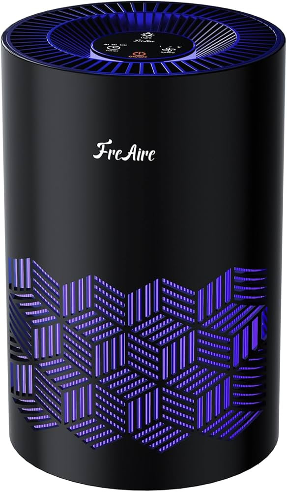 FreAire Air Purifiers, HEPA Air Purifier for Bedroom with RGB Lights Air Purifiers for Dust Pets ... | Amazon (US)