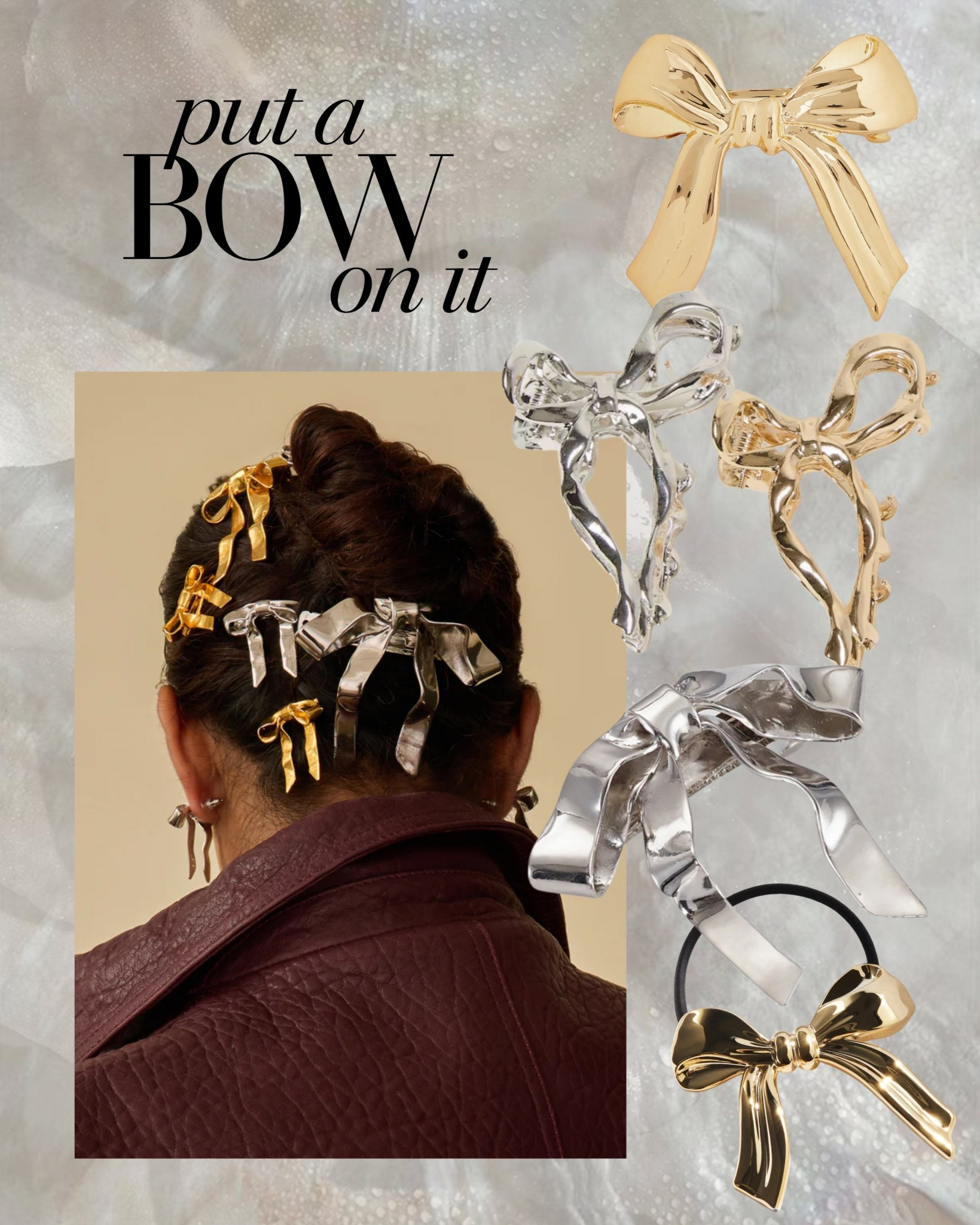 Bows, but make them metal 🎀✨ my edit of sculptural clips bringing a little edge to something sweet, from H&M to Lelet NY and beyond 💫
.
metal bow clip | hair bow trend | sculptural hair clip | lelet ny | h&m hair accessories | metallic bow | statement hair clip | elevated accessories | festive accessories | gift guide accessories | holiday hair ideas | everyday accessories | playful jewellery | jewellery edit | Black Friday accessories | minimalist style 

#LTKpartywear #LTKgiftguide #LTKdatenight