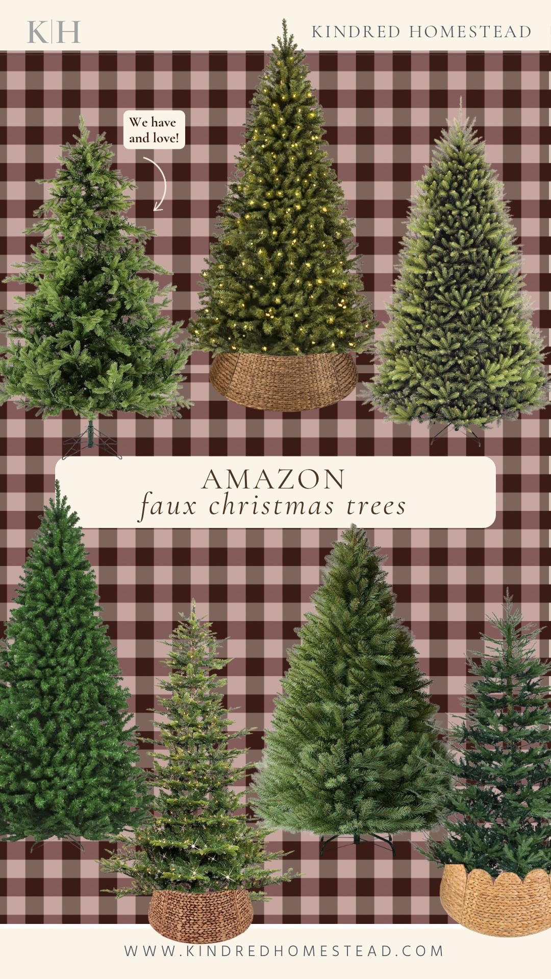 ✨ Bringing the cozy without the cleanup — our favorite faux Christmas trees from Amazon are officially out and making the house feel merry. 🌲 Whether you love a full, flocked look or something simple and natural, these finds make decorating easy and beautiful.

🎄 Shop my top Amazon Christmas tree picks that look real enough to fool the neighbors — all linked in my LTK.

#AmazonHome #ChristmasDecor #FauxChristmasTree #KindredHomestead #LTKHoliday #HolidayHomeDecor

#LTKHome #LTKSeasonal #LTKHome